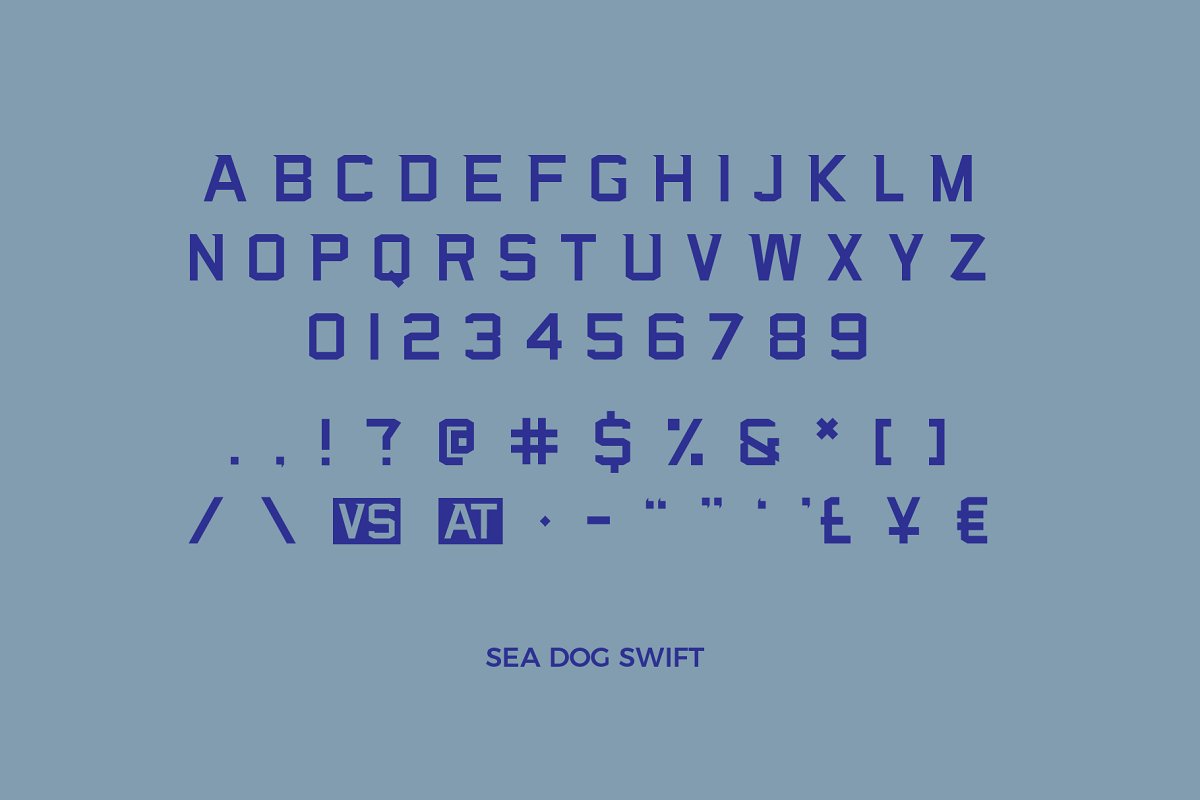 Sea Dog Bundle | Sports Display Font Free Download