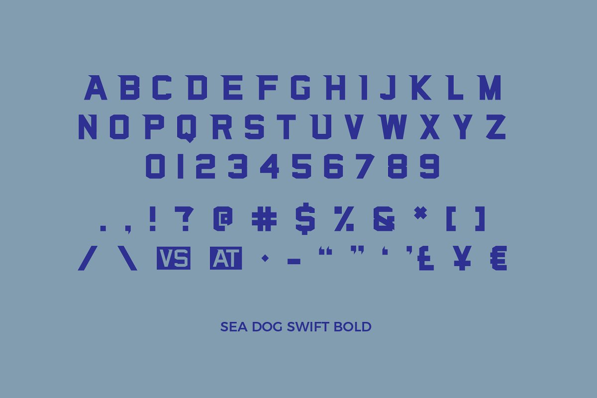 Sea Dog Bundle | Sports Display Font Free Download