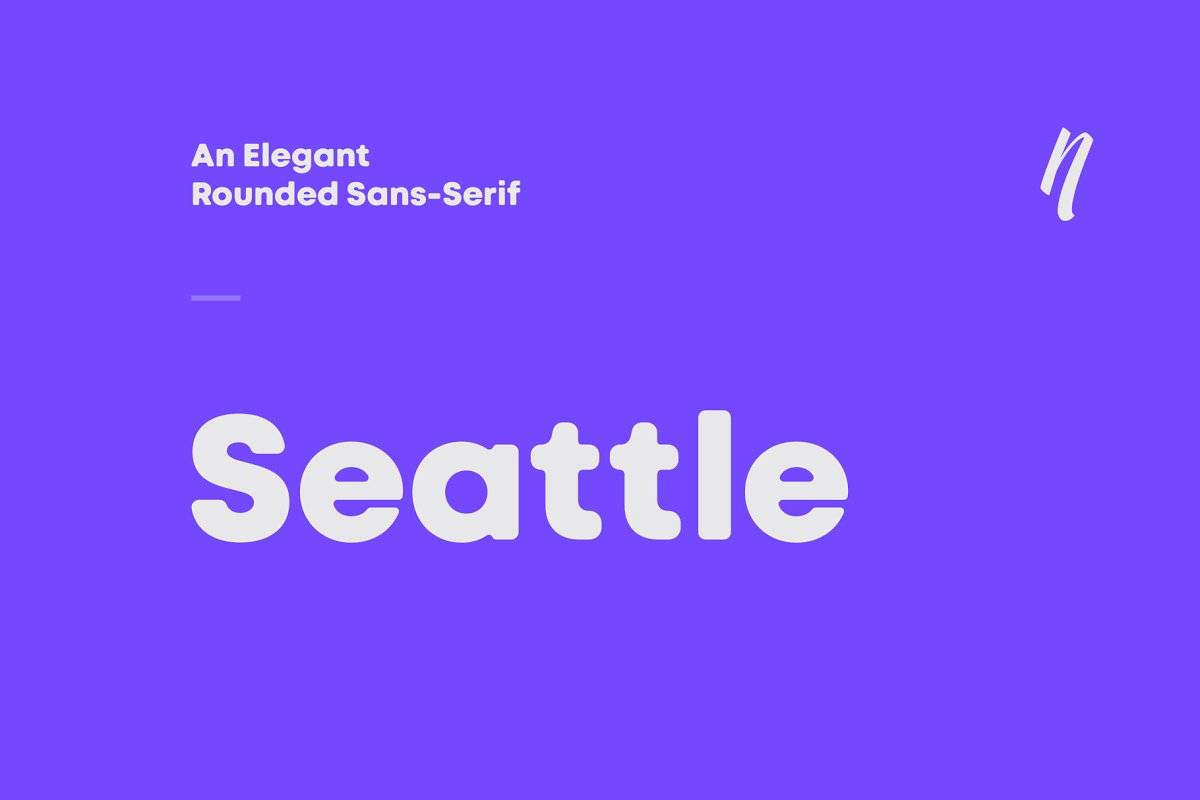 Seattle sans Elegant sans serif Font