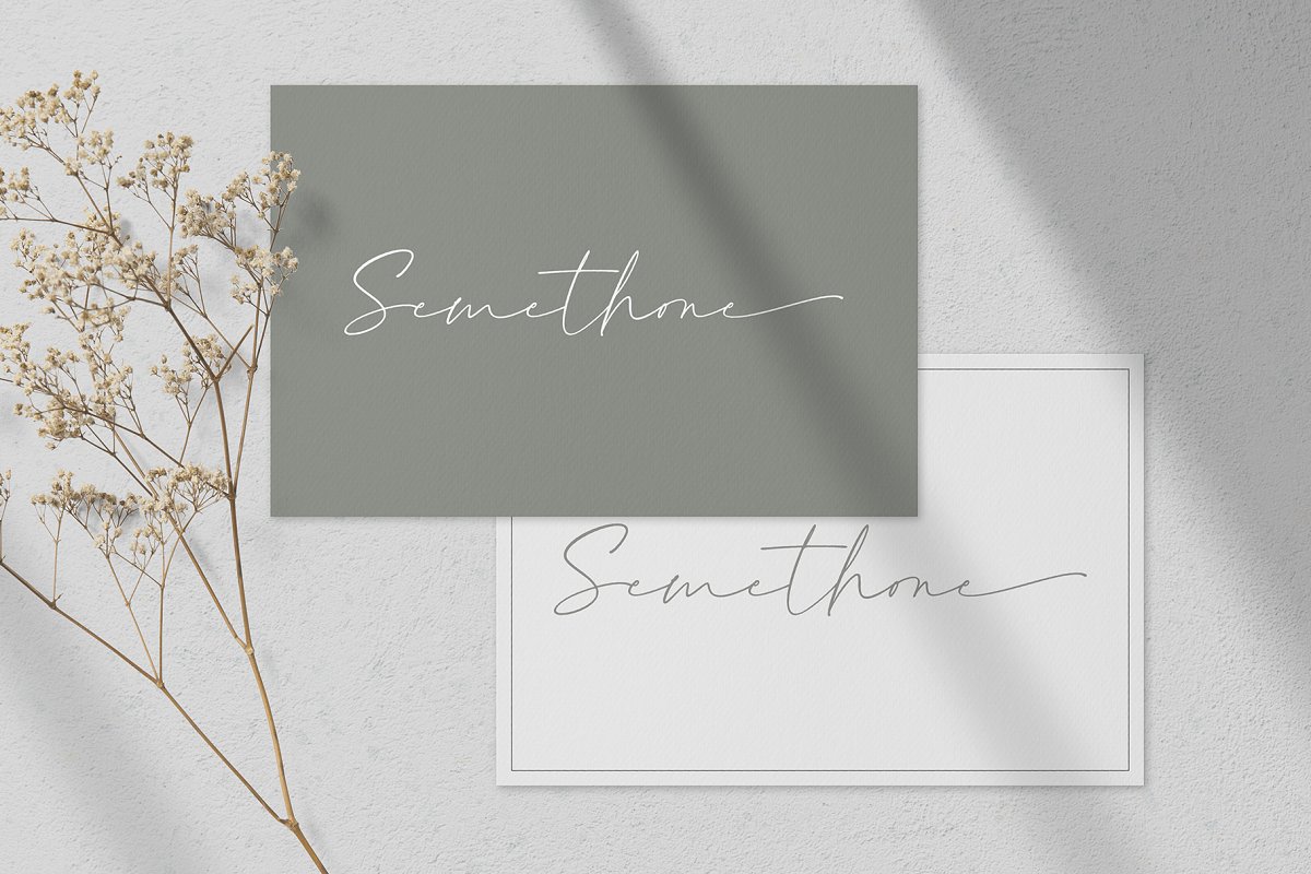 Semethone   Modern Calligraphy Font Free Download