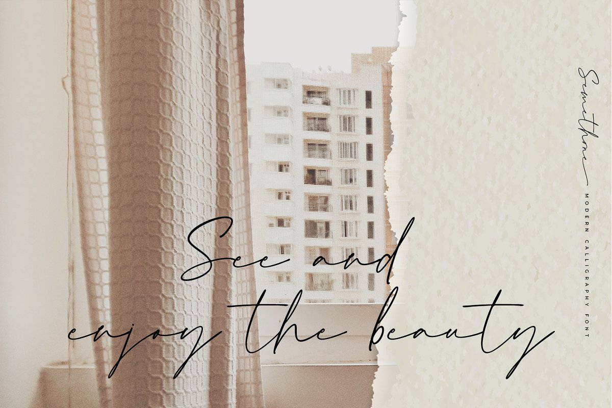 Semethone   Modern Calligraphy Font Free Download