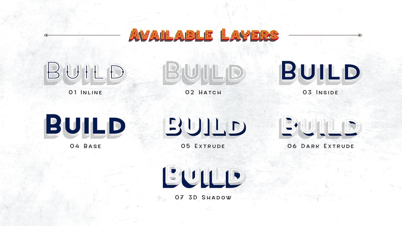 Sevastian Layered Typefaces Font