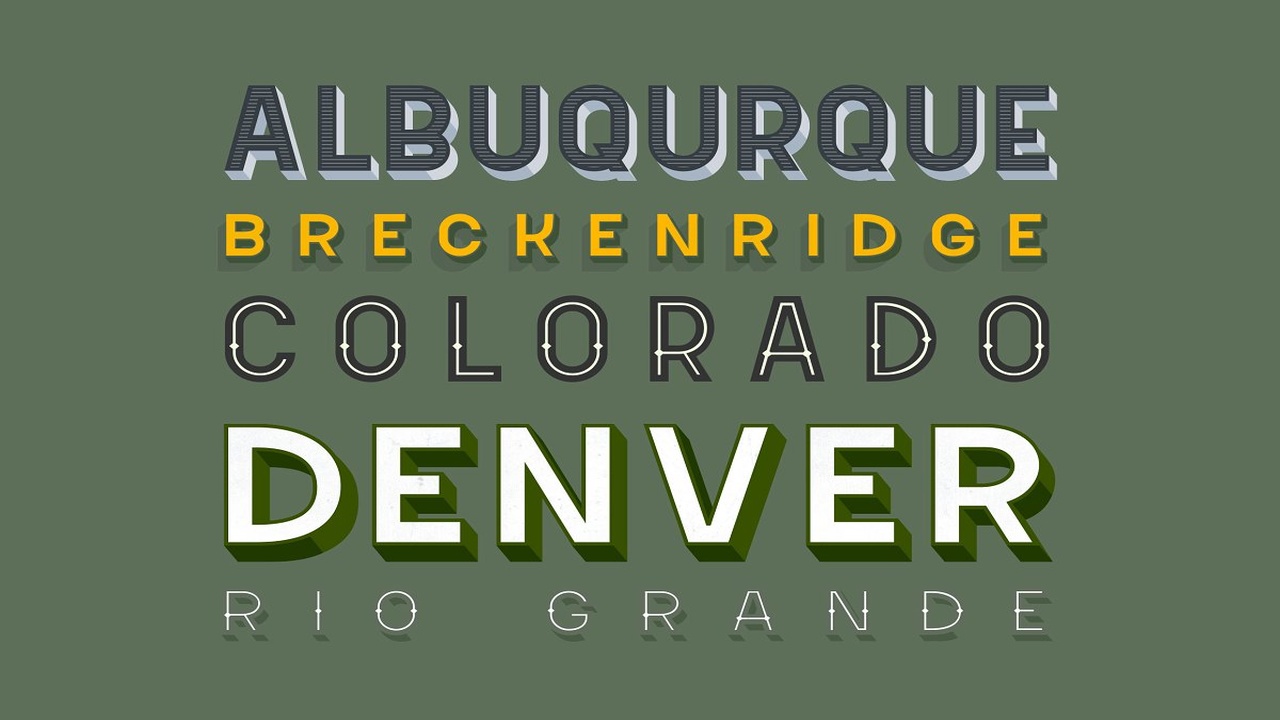 Sevastian Layered Typefaces Font