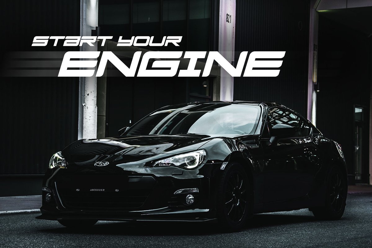 Siegra Sporty Tech Font