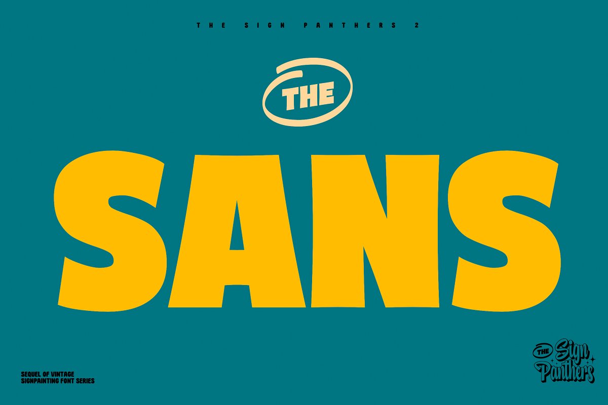 Sign Panthers 2   Sign Painting Font Free Download