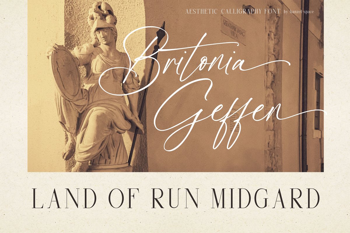 Silhouette   Aesthetic Calligraphy Font Free Download