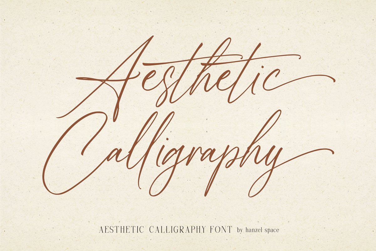 Silhouette   Aesthetic Calligraphy Font Free Download