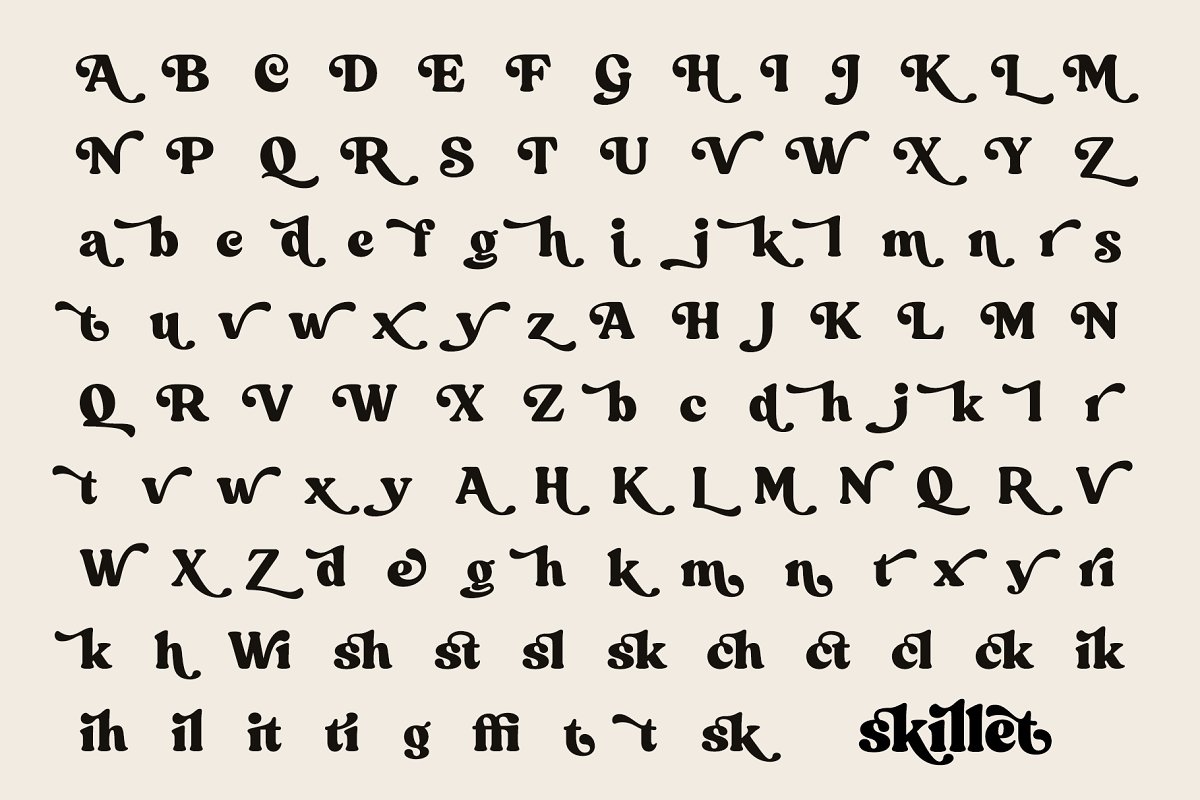 Skillet Serif Typeface Font Free Download