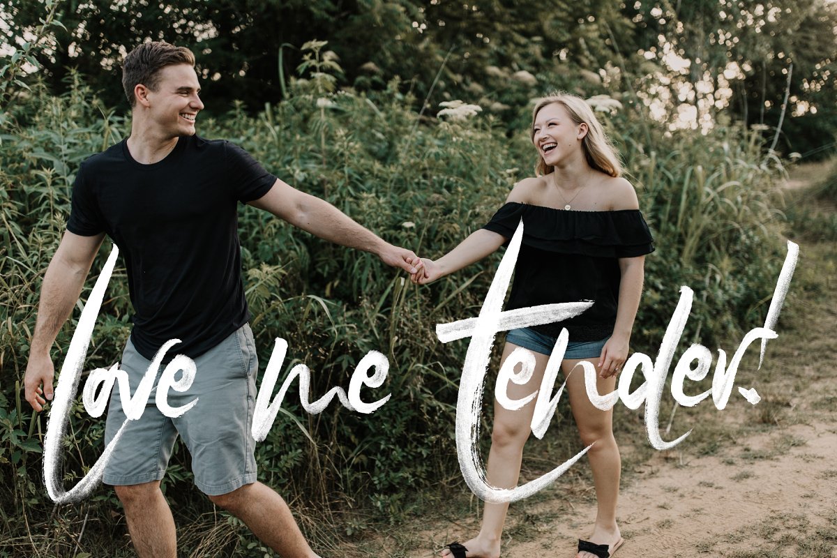 SkyLove SVG Watercolor Font Free Download