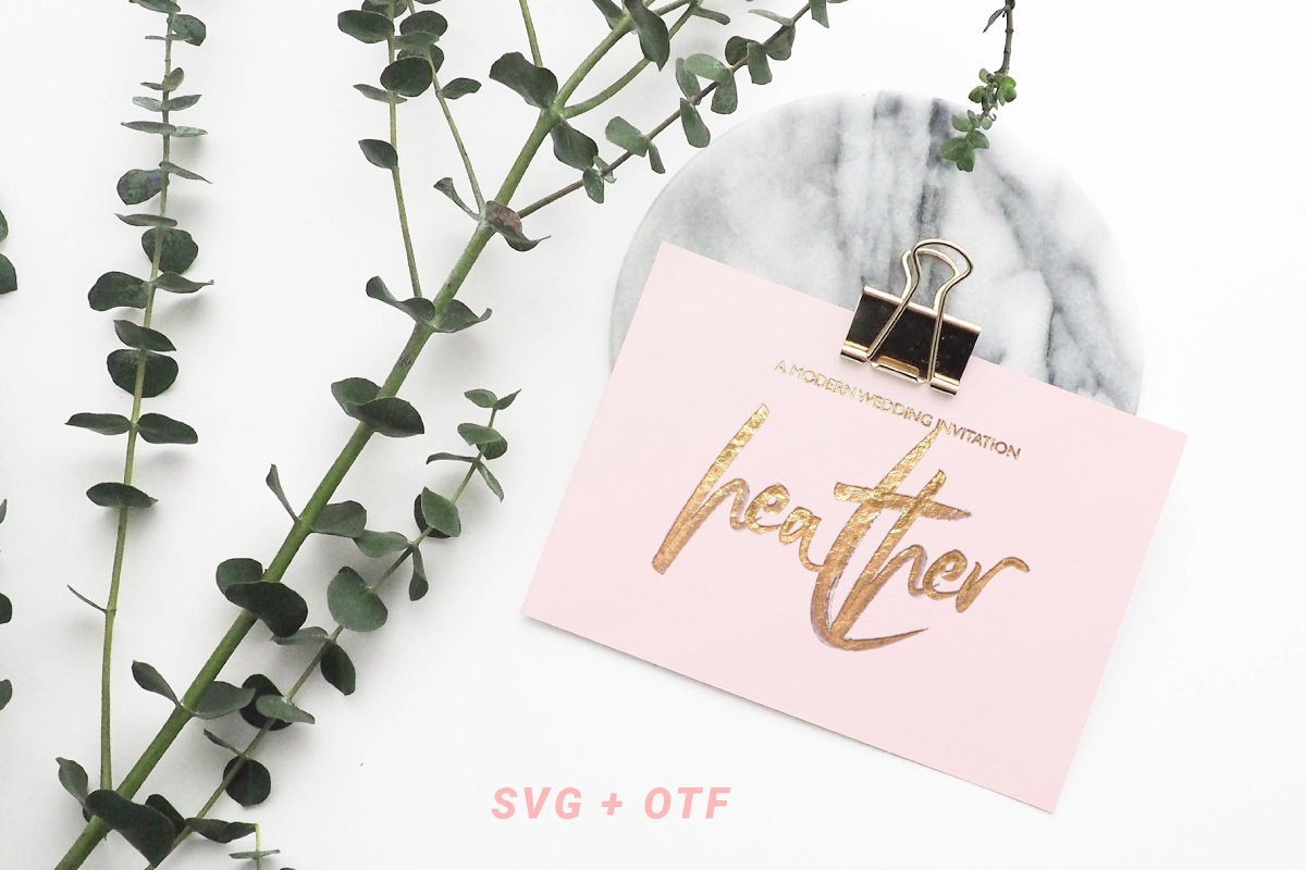 SkyLove SVG Watercolor Font Free Download