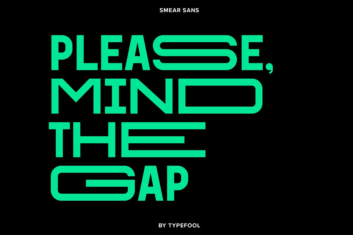 Smear Sans   Stretch font Free Download