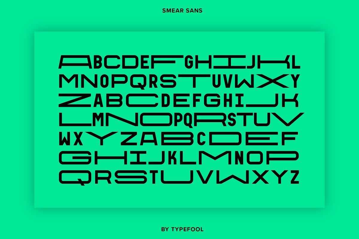 Smear Sans   Stretch font Free Download