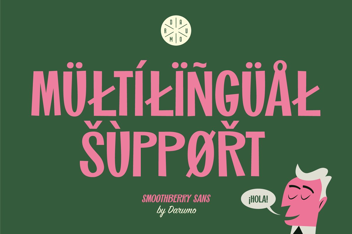 SmoothBerry | Playful Retro Font Free Download