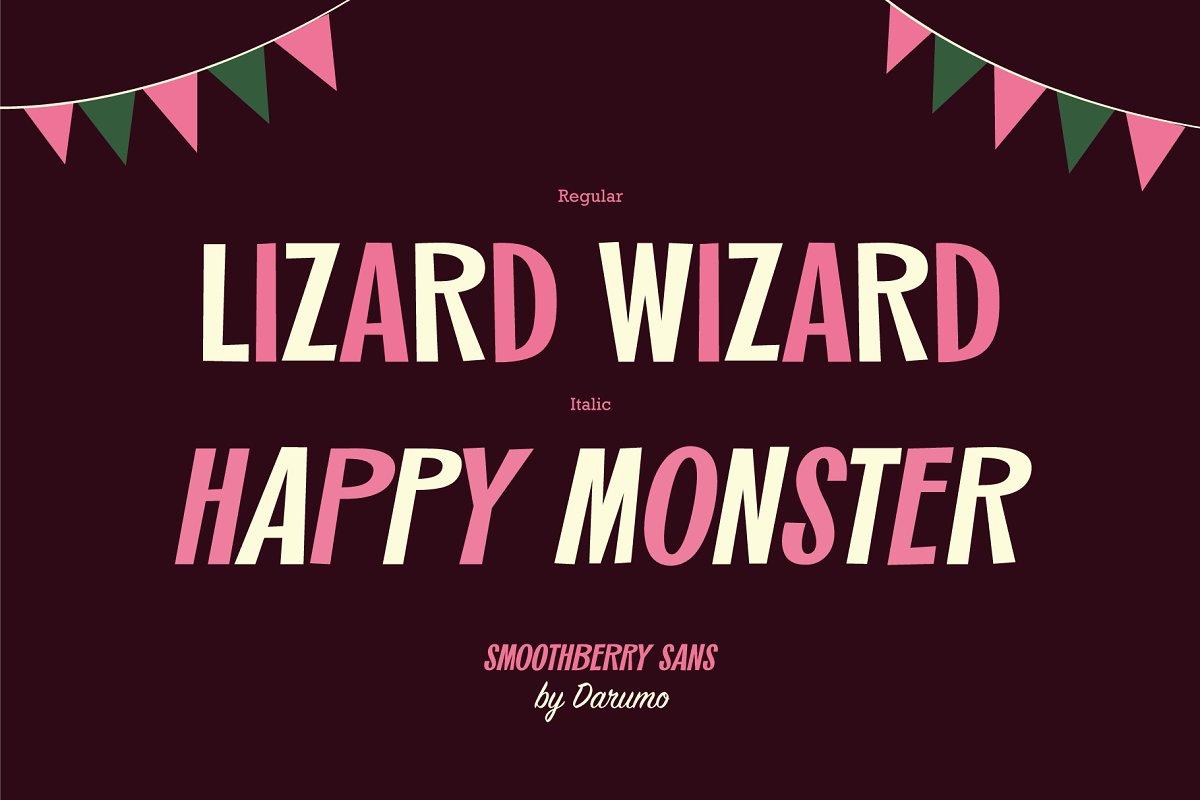 SmoothBerry | Playful Retro Font Free Download