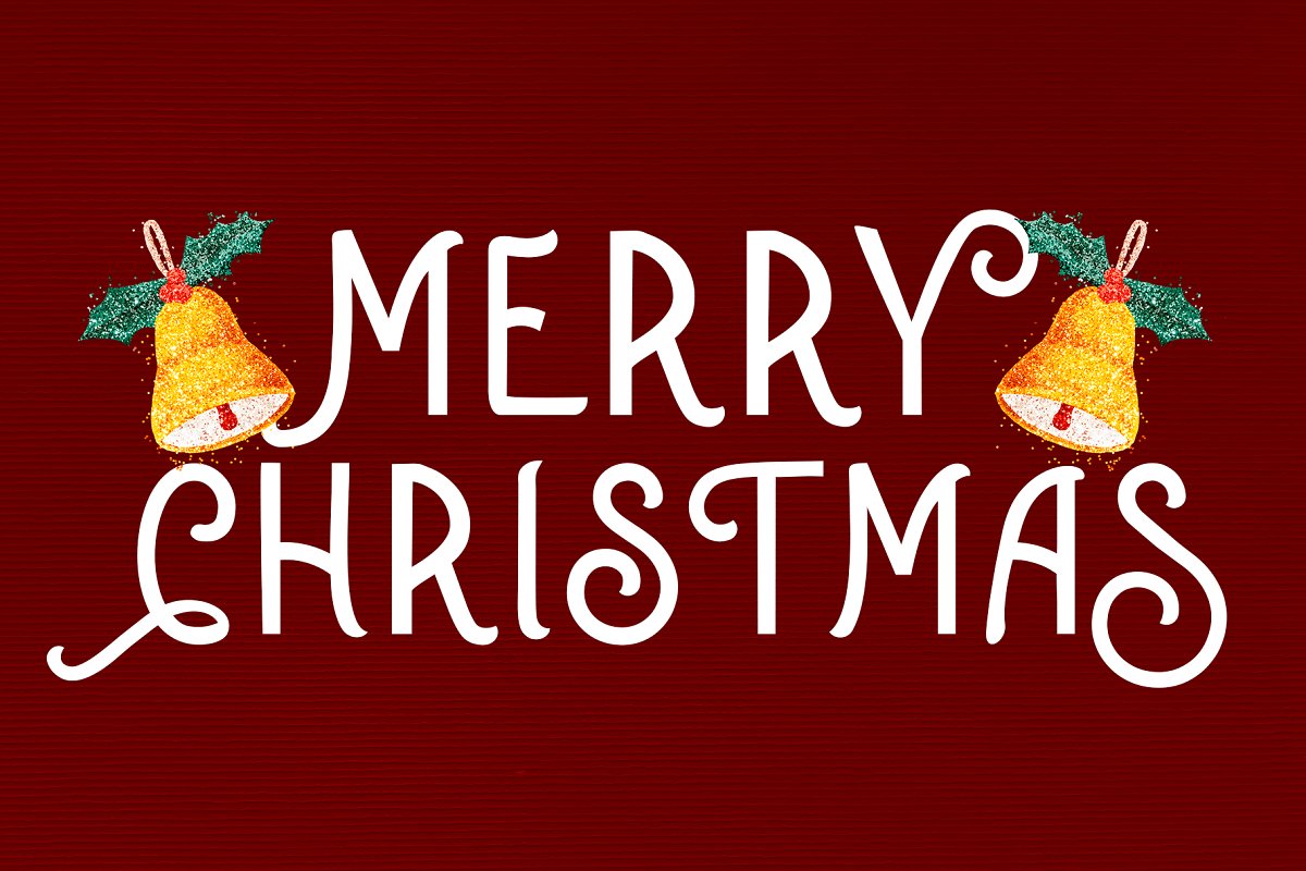 Snow Lits Christmas Holiday Display Font Free Download