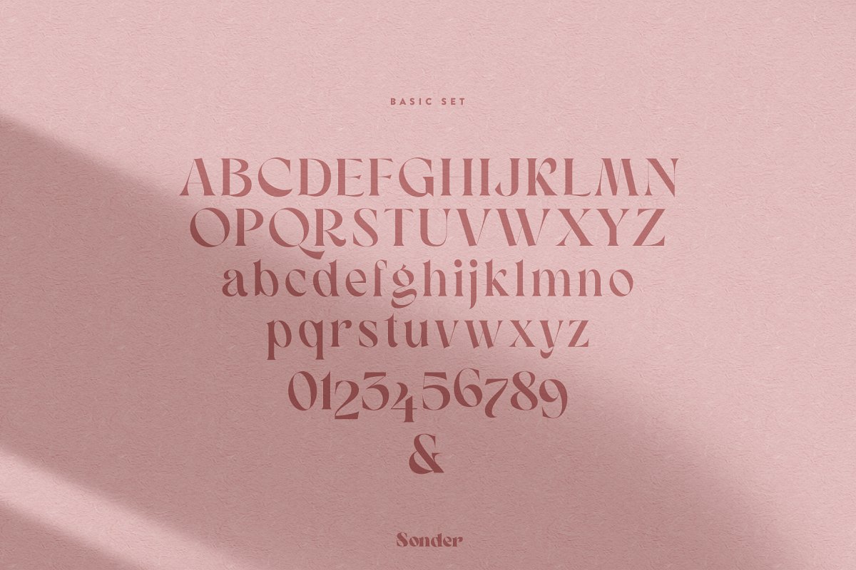 Sonder   Beautiful Serif Typeface Font Free Download