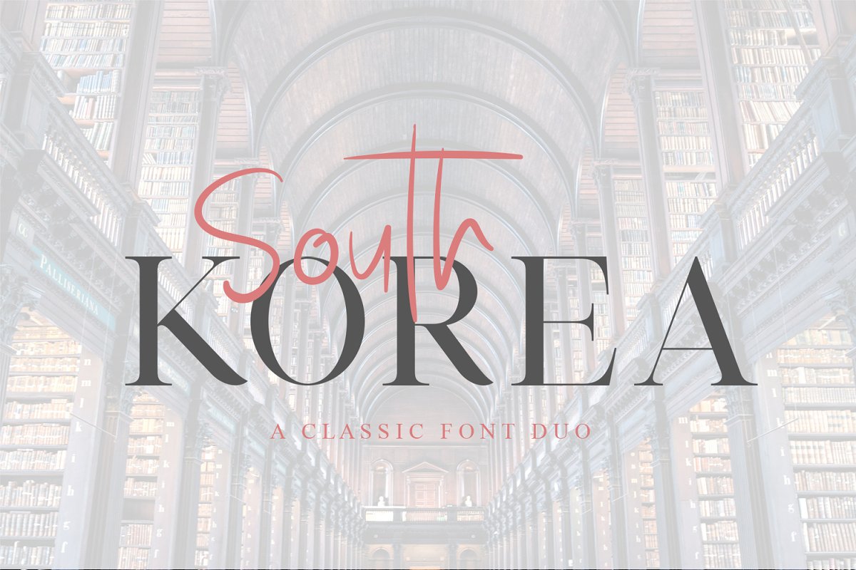 South Korea Duo Font