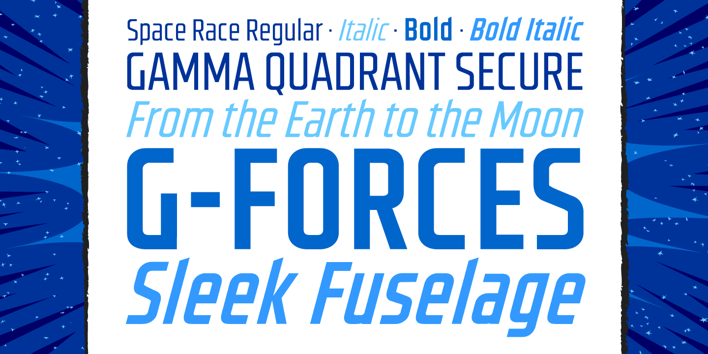 Space Race Font