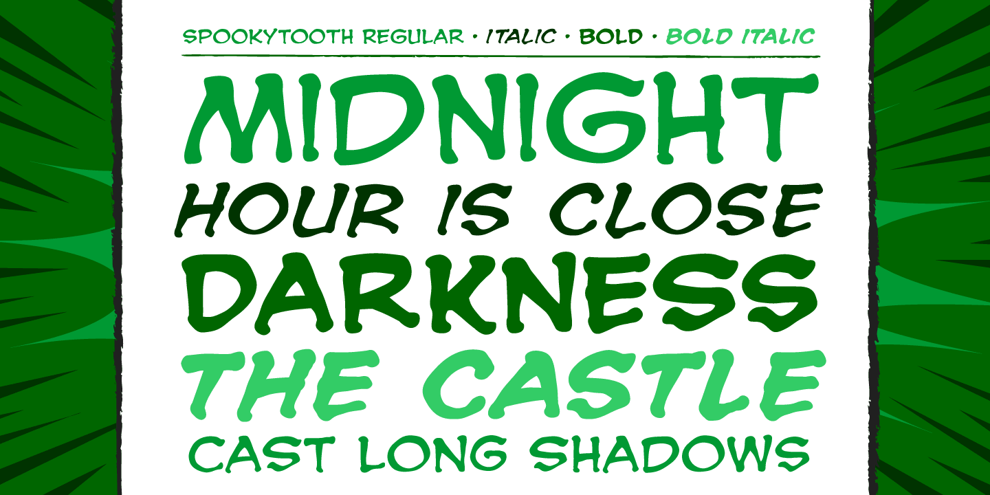 Spookytooth Font
