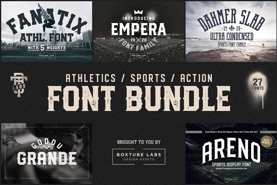 Sports Display Font Bundle BTL.1 Free Download