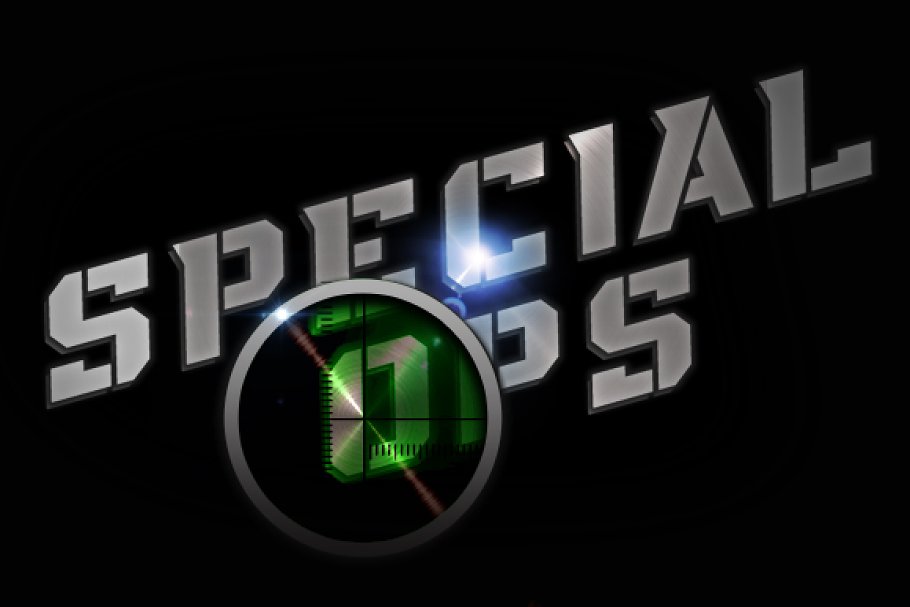 Sports Special Forces Ops Font