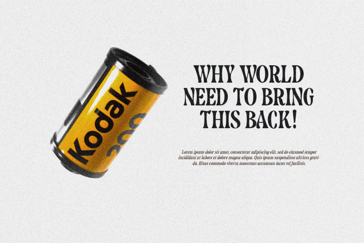 Stage Memory Grainy PSD Effects Font