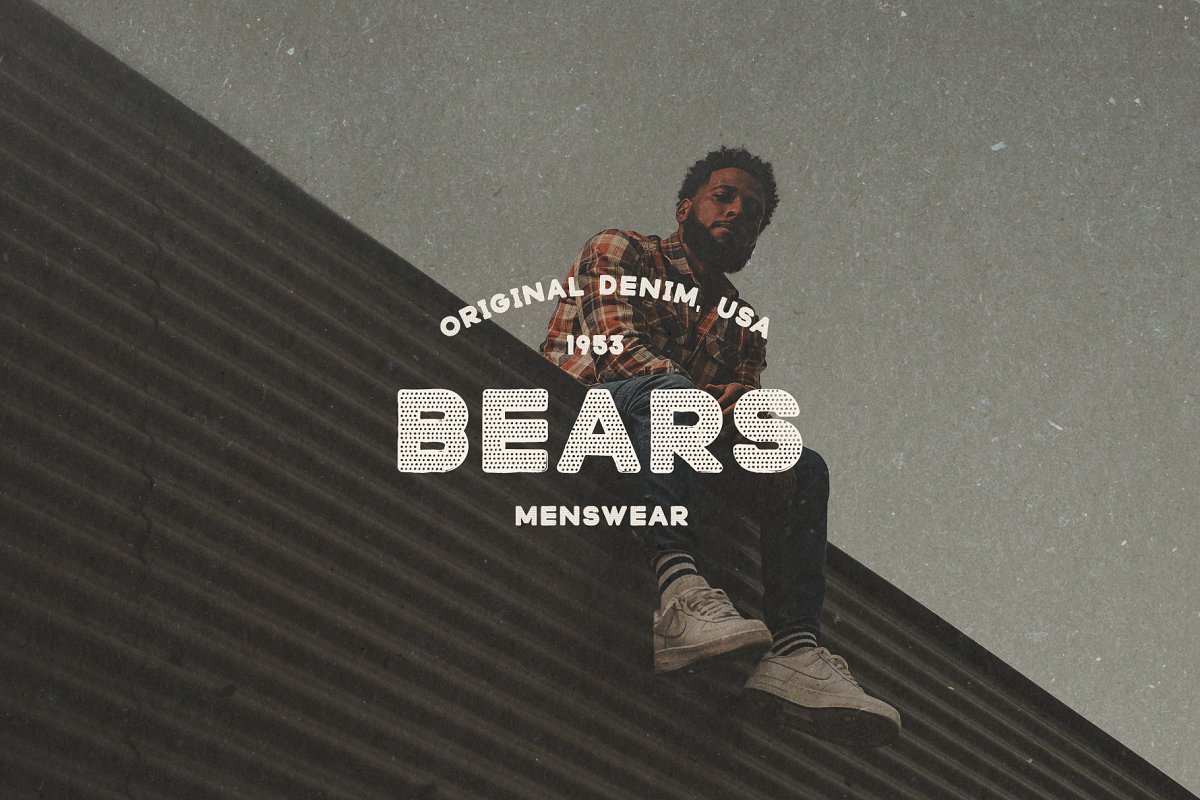 Stampbor Typeface Font