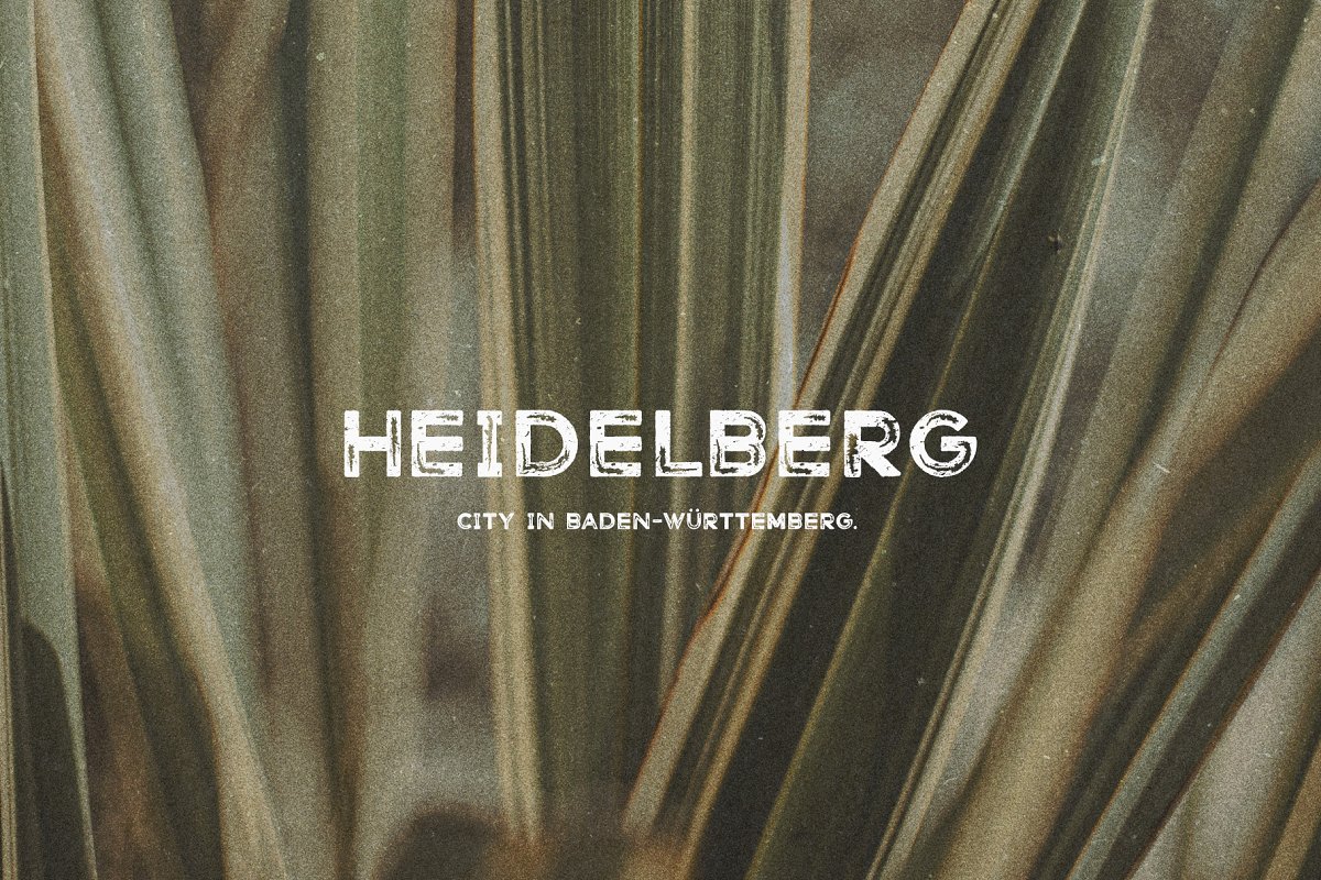 Stampbor Typeface Font