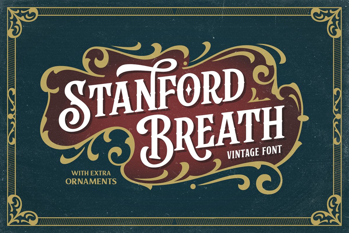 Stanford Breath With Extras Font