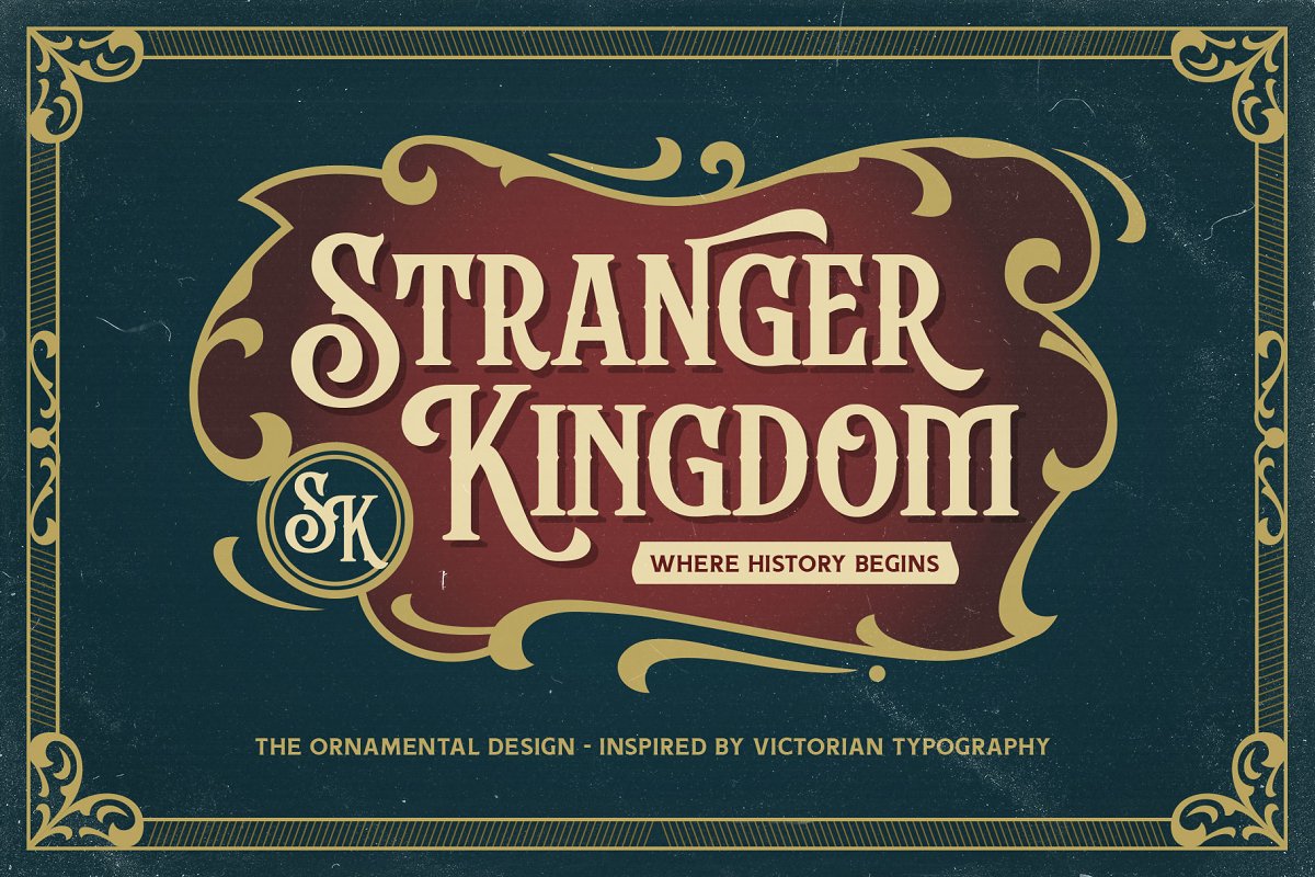 Stanford Breath With Extras Font