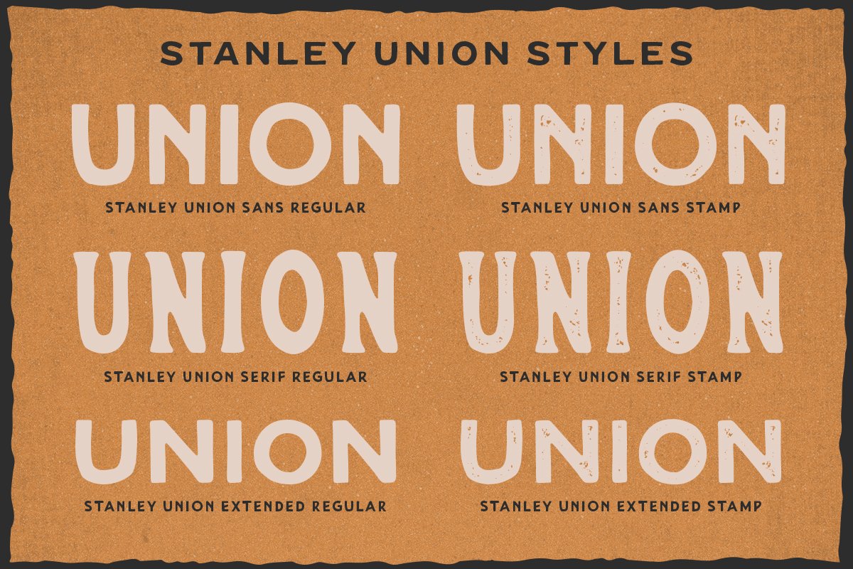 Stanley Union Extras Font