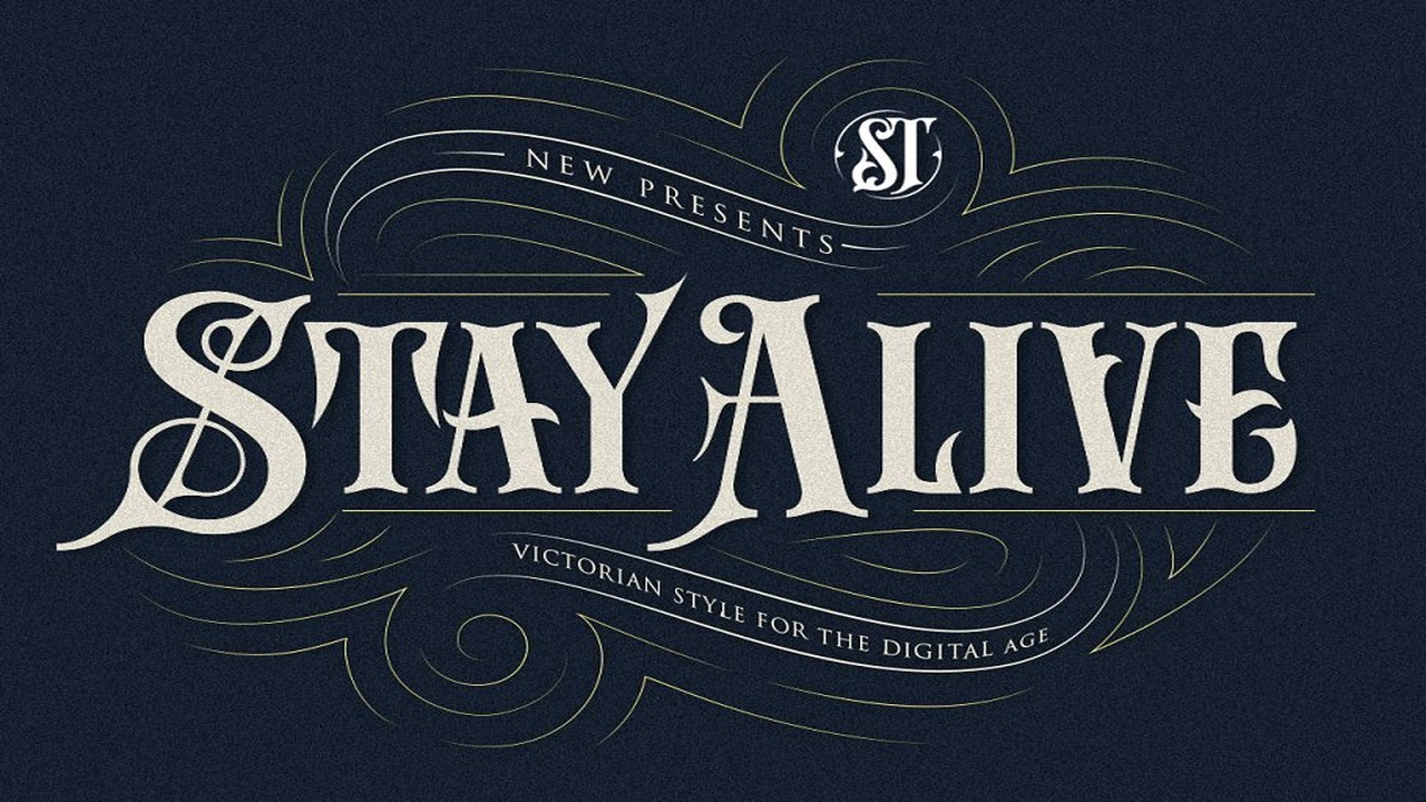 Stay Alive Font