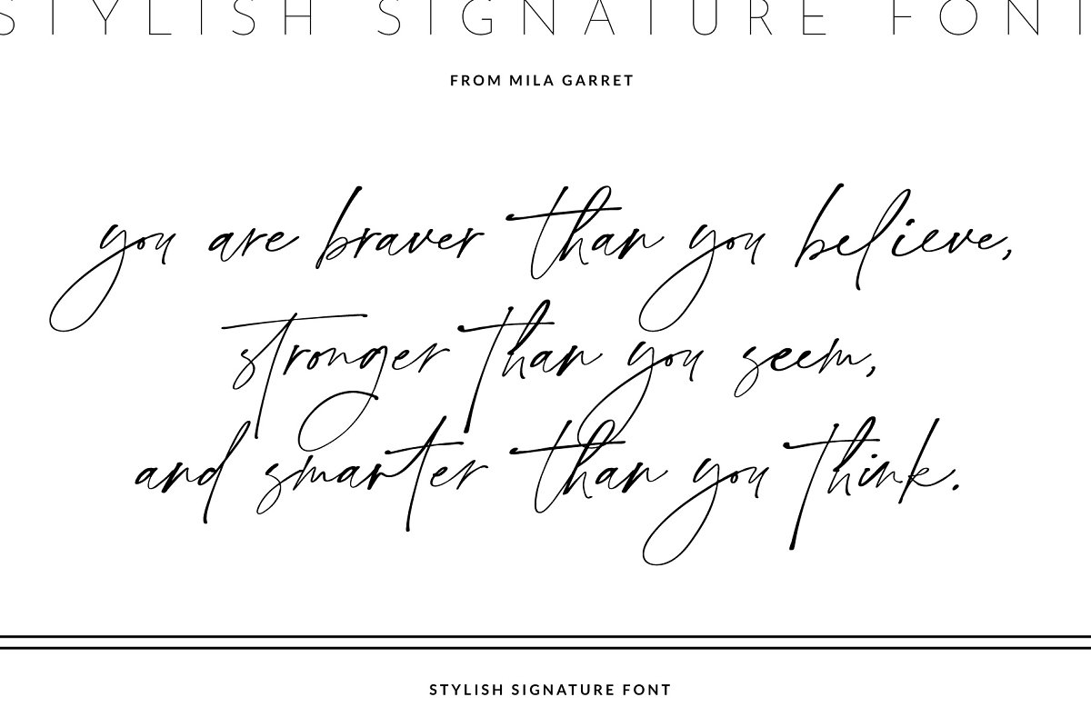 Stylish Signature Handwritten Script Font