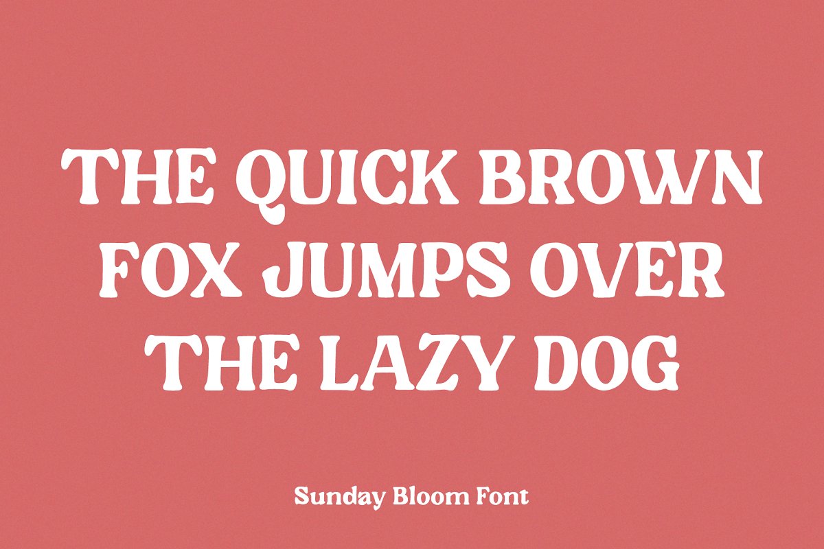 Sunday Bloom Font