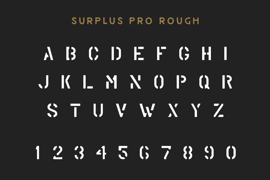 Surplus Pro Styles Font