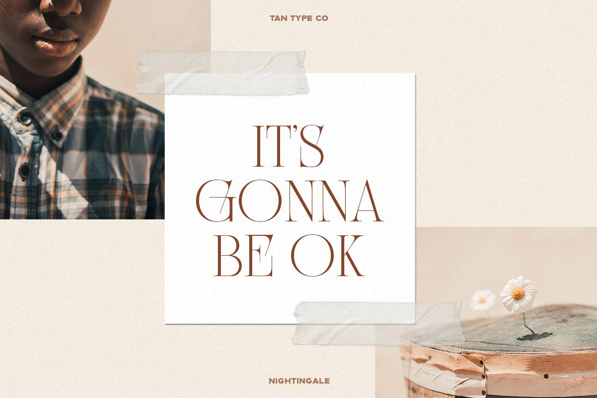 TAN NIGHTINGALE Font