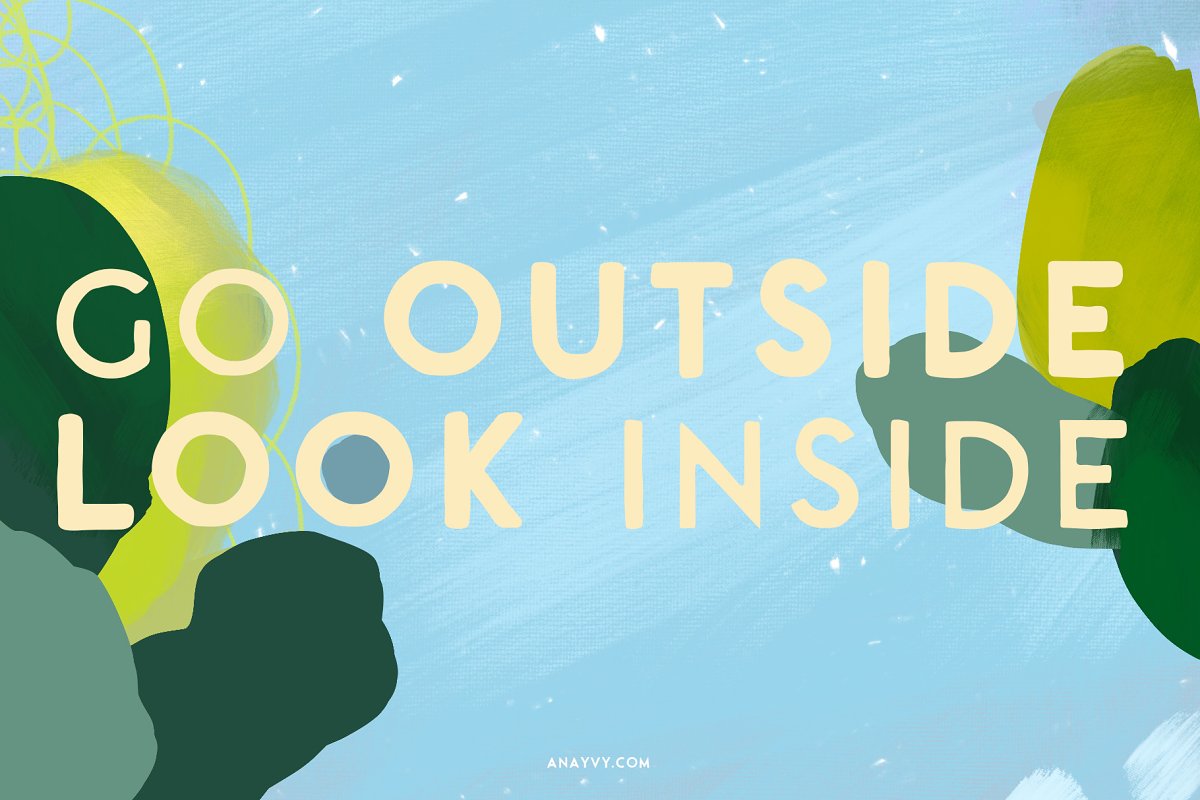 TIGERMILK handpainted cutiepie Font