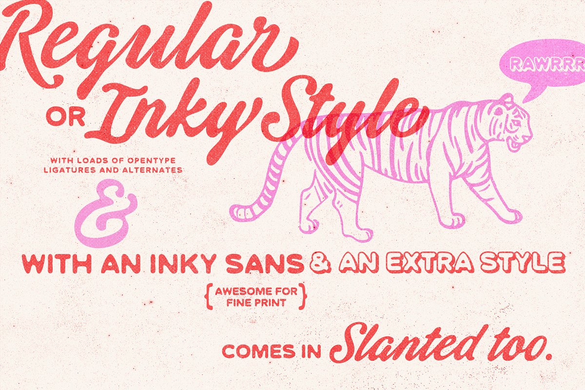 Tequila Sunrise Typeface Pack Font Free Download