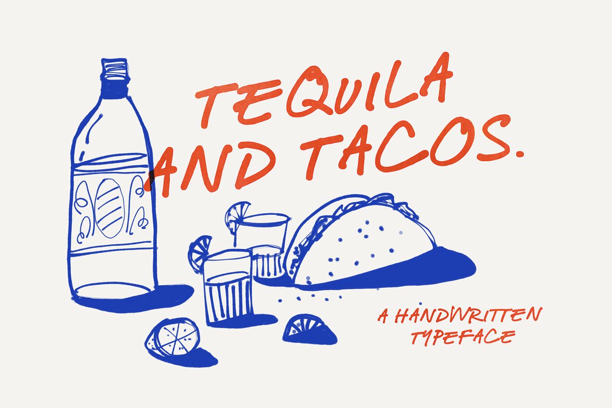 Tequila and Tacos Font Free Download