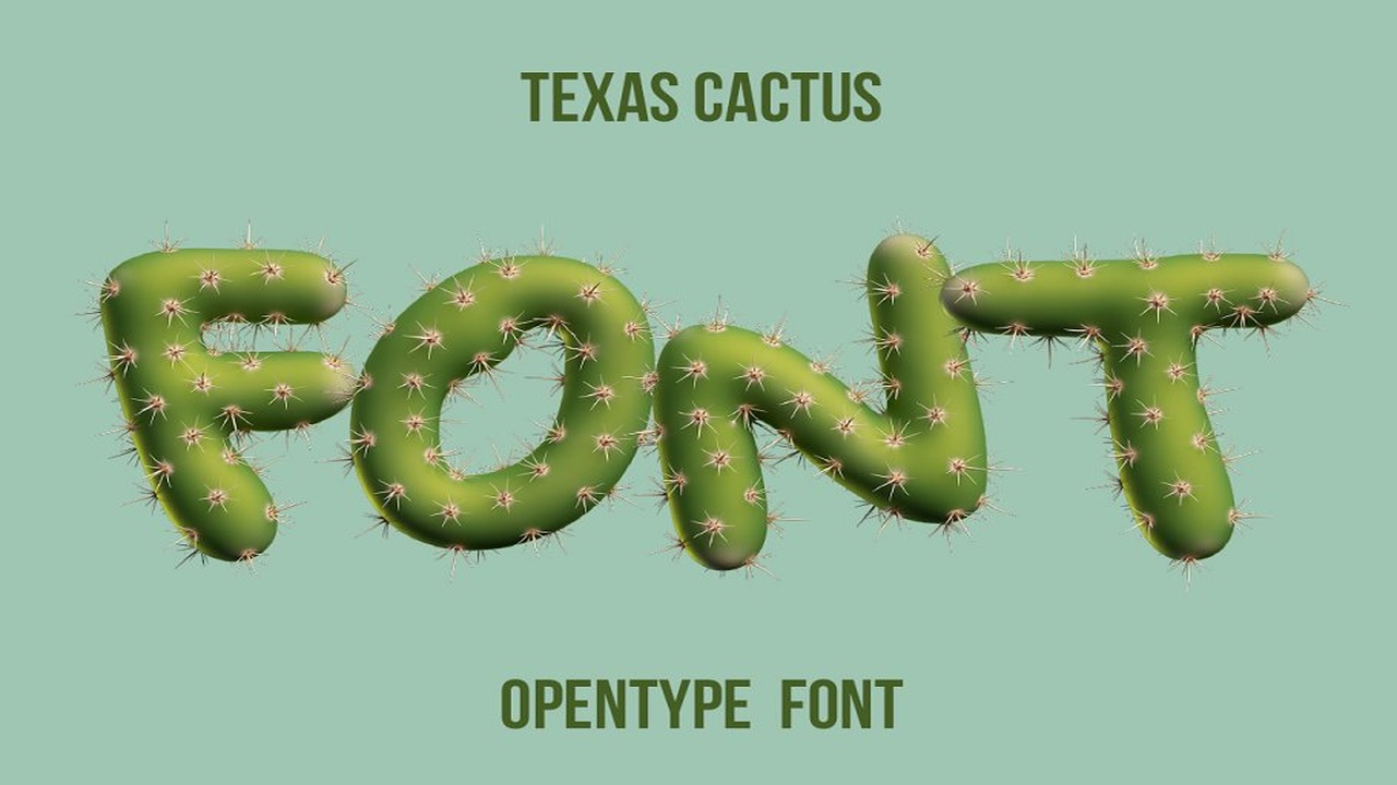 Texas Cactus Font