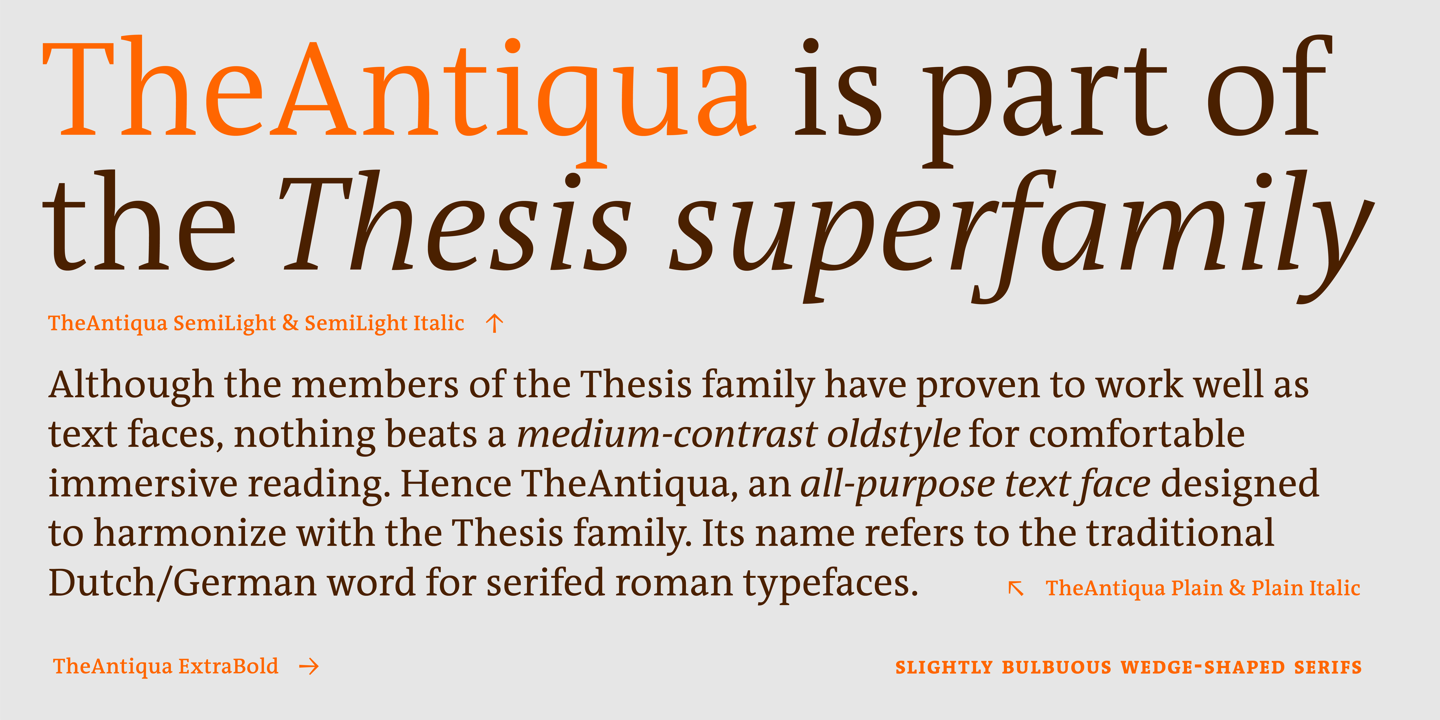 TheAntiqua Font