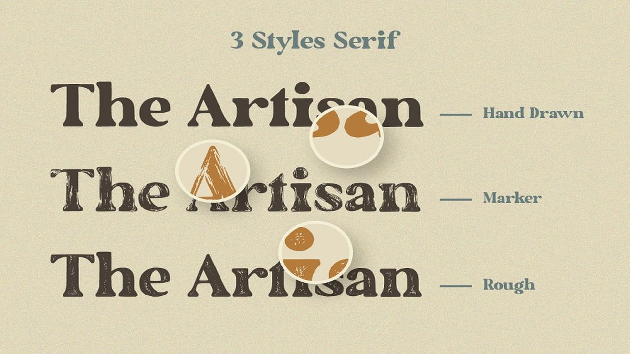 The Artisan A Hand Drawn Duo Font
