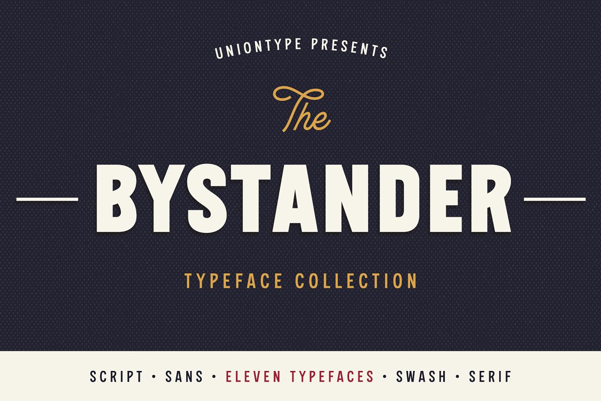 The Bystander Collection Font Free Download