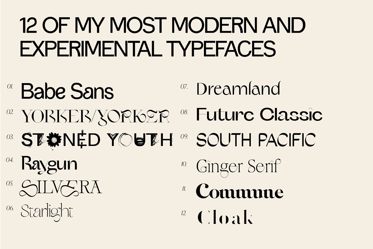 The Future Font Collection Free Download