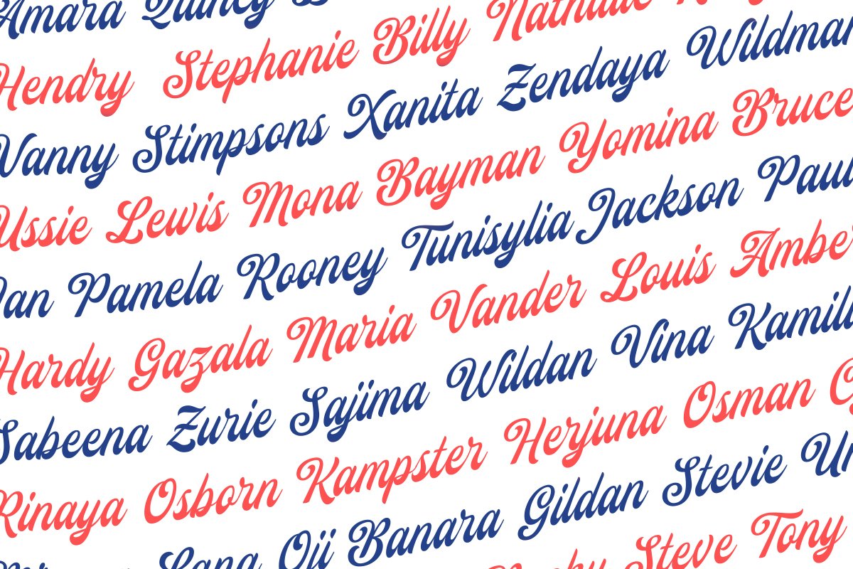 The Linestay Display Script Font