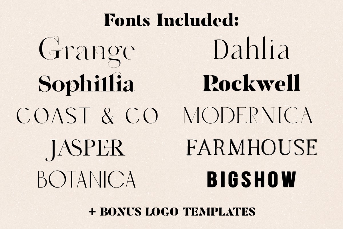 The Modern Bundle Vol Font