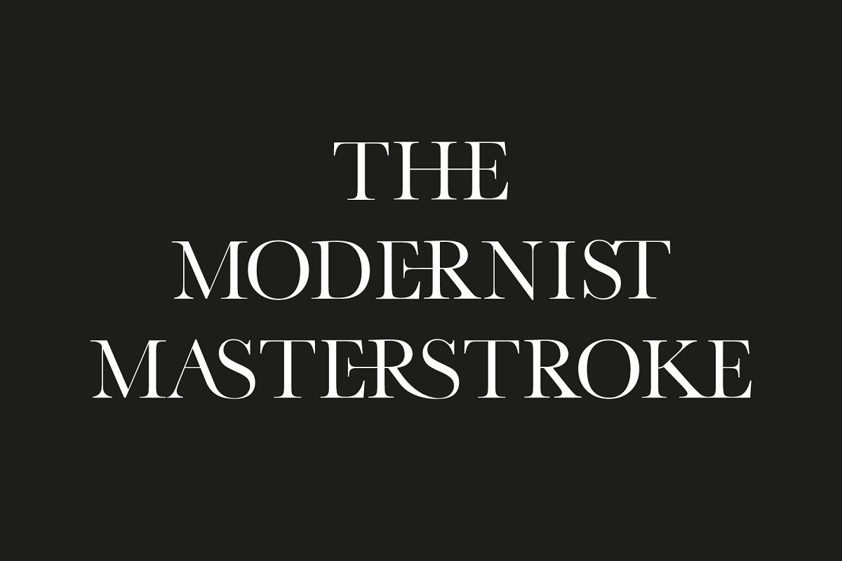 The Modern Bundle Vol Font