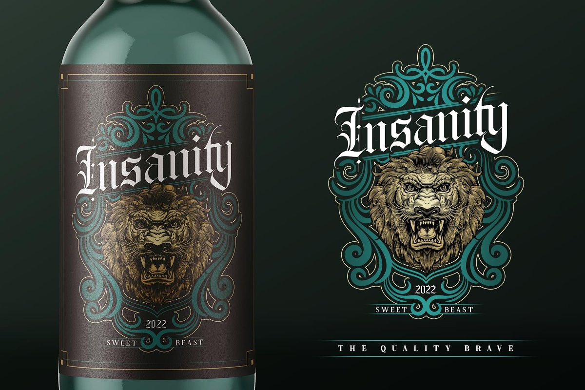 The Quality Brave Typeface Font