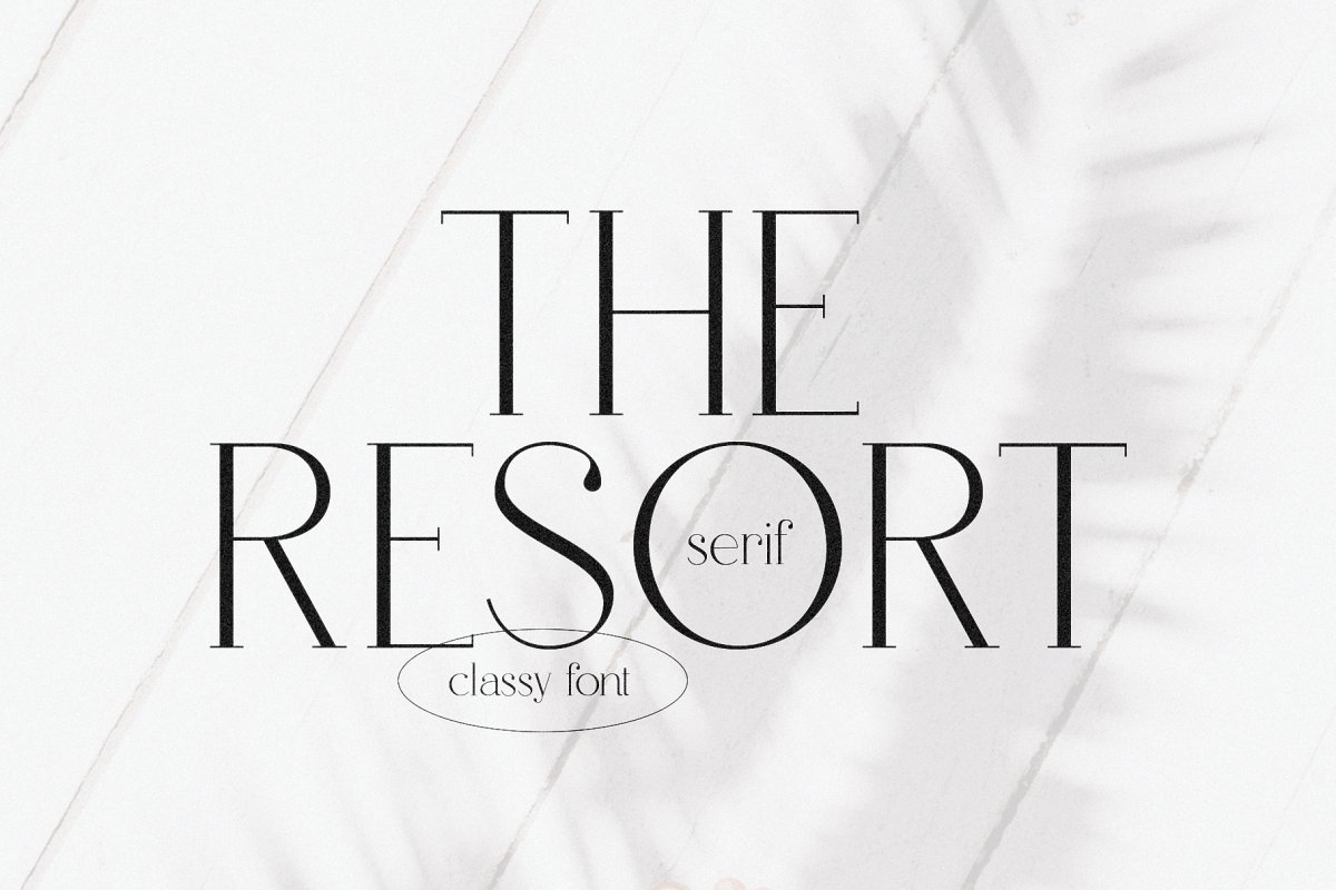 The Resort Serif Font