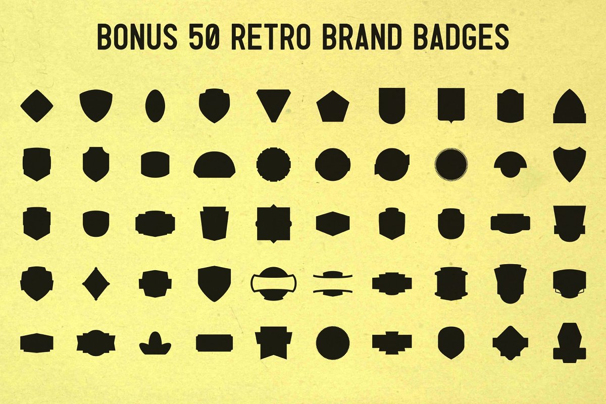 The Retro Brand Bundle Font